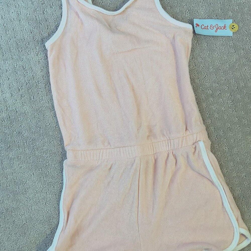 Cat & Jack Terry Romper: NWT Size L (10-12)